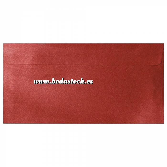Imagen Sobre americano DL 11x22 Sobre Perlado Rojo DL (Rojo Cardenal) 