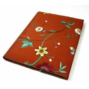 Floral - Libro de firmas floral NARANJA (Últimas Unidades) 